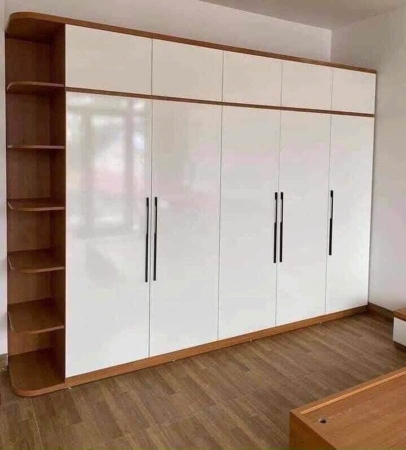 Tủ quần áo gỗ công nghiệp kịch trần 3m