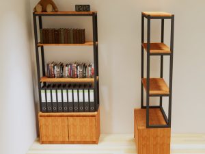 Tủ kệ - sắt 30x30x1.2mm sơn tĩnh điện